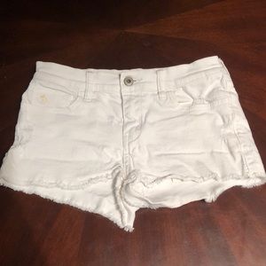 KIDS White Abercrombie Shorts